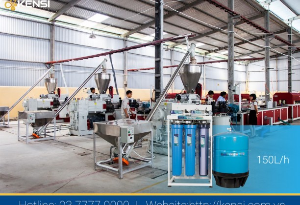 Hệ thống máy lọc nước 150 L/h cho nhà xưởng